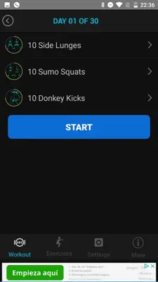 Daily Fitness android App screenshot 2